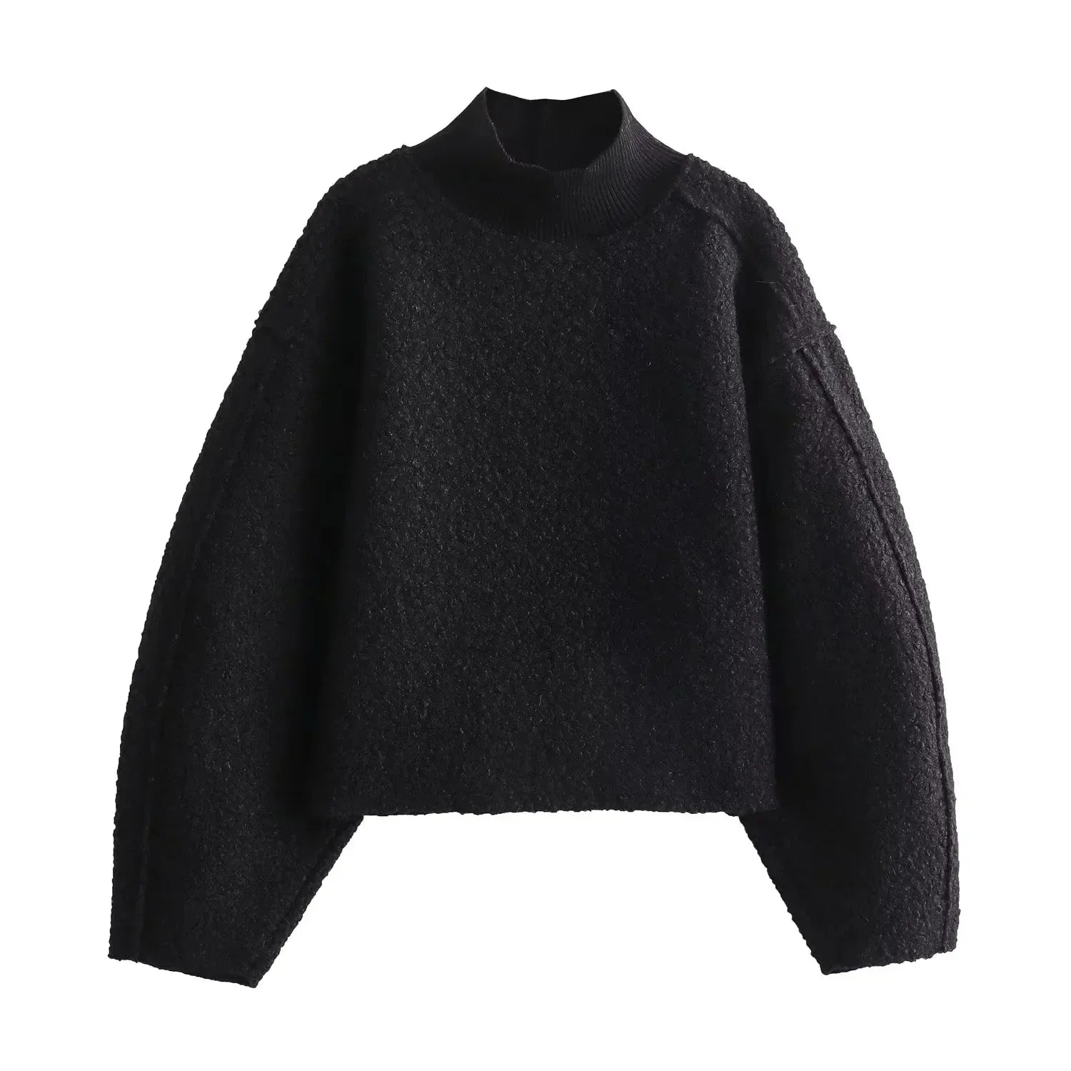 Avalona | Stylish Oversized Mock-Neck Sweater