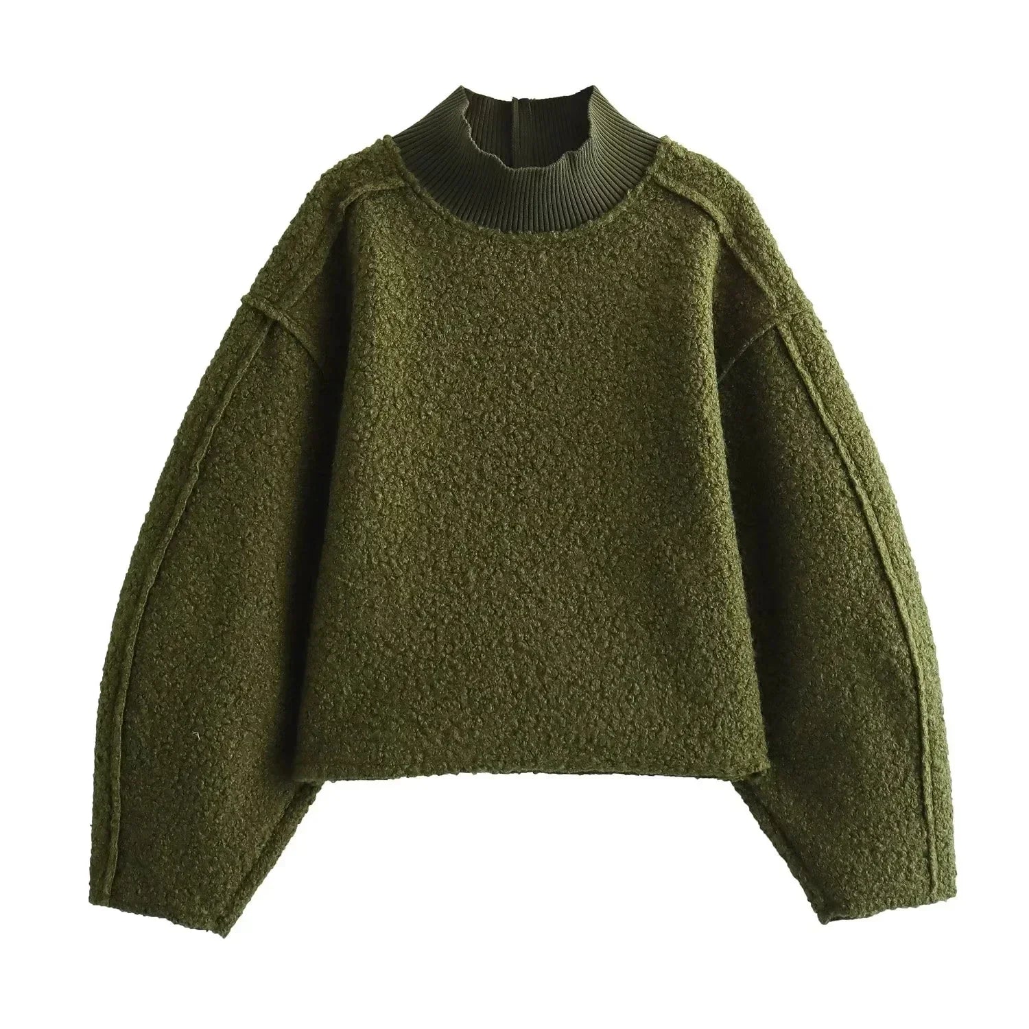 Avalona | Stylish Oversized Mock-Neck Sweater
