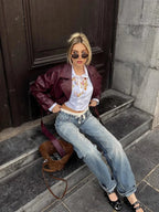 Ailira | Leather Jacket