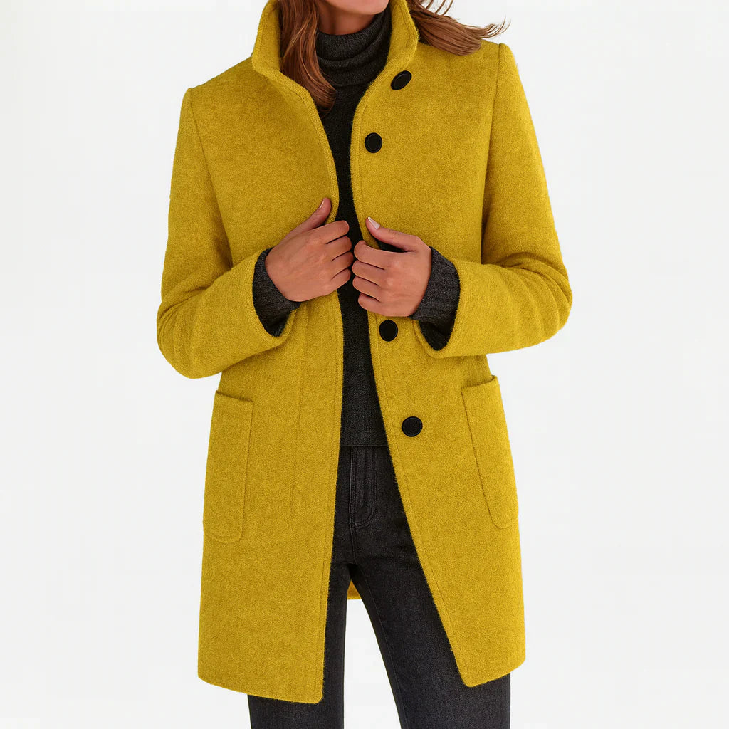 Saskia | Women’s Coat with High Collar