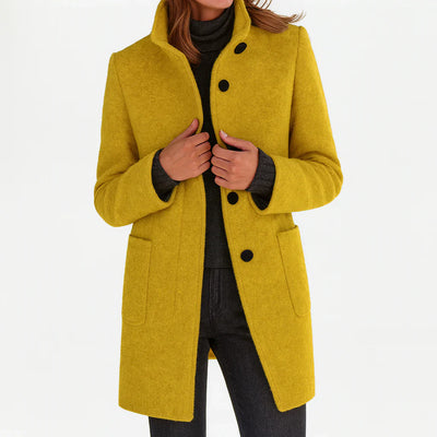 Saskia | Women’s Coat with High Collar