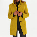 Saskia | Women’s Coat with High Collar