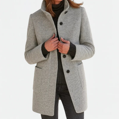 Saskia | Women’s Coat with High Collar