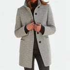 Saskia | Women’s Coat with High Collar