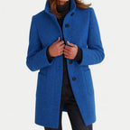 Saskia | Women’s Coat with High Collar