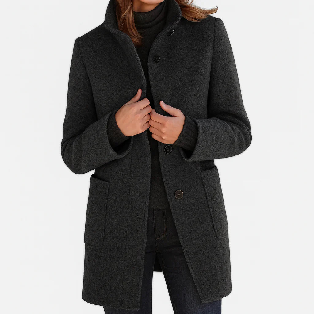 Saskia | Women’s Coat with High Collar