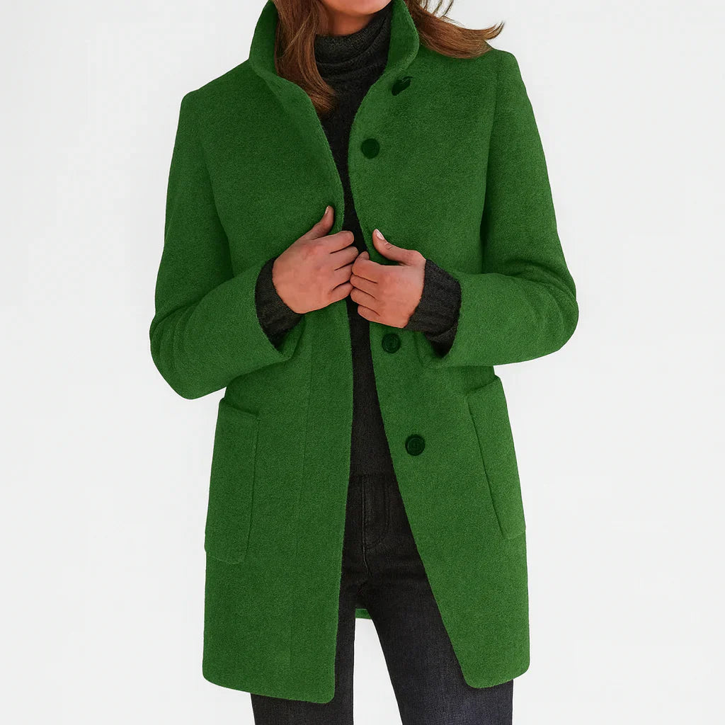 Saskia | Women’s Coat with High Collar