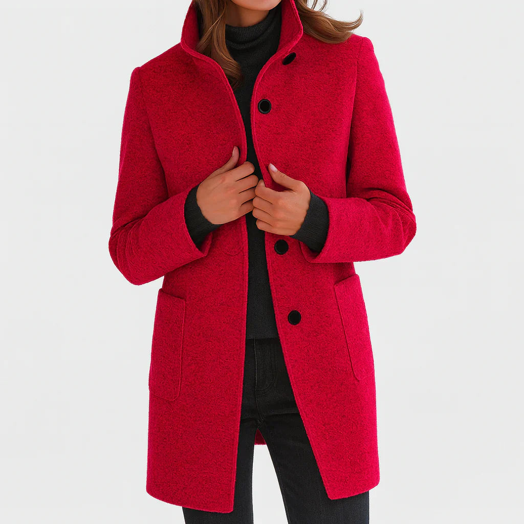 Saskia | Women’s Coat with High Collar