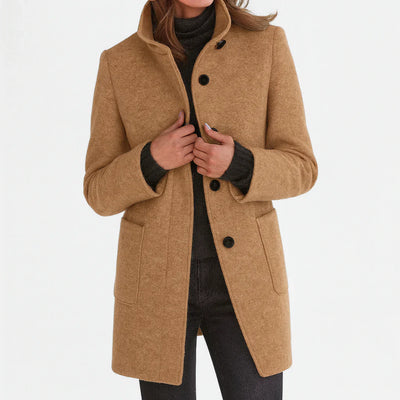 Saskia | Women’s Coat with High Collar