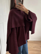 Bordeaux Wrap Coat