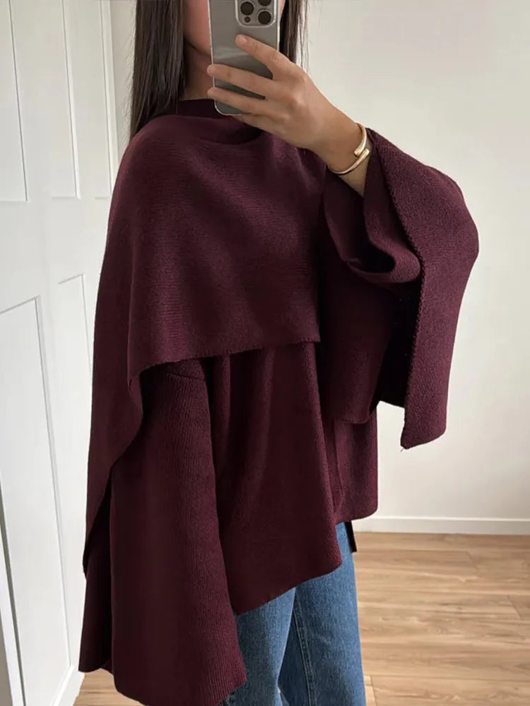 Bordeaux Wrap Coat