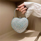 Amara | Heart Crystal Clutch