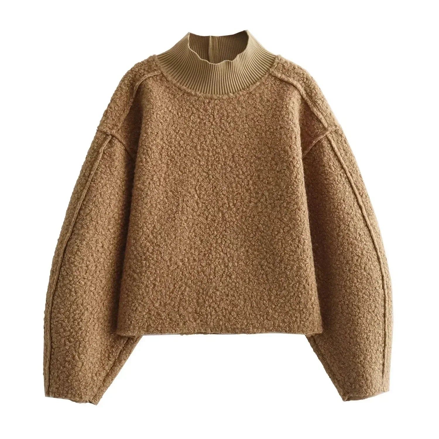 Avalona | Stylish Oversized Mock-Neck Sweater