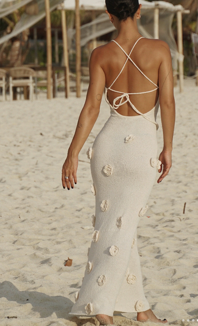 Maelyn | Crochet Rose Dress