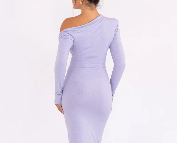 Seema | Sparkling long sleeve dress