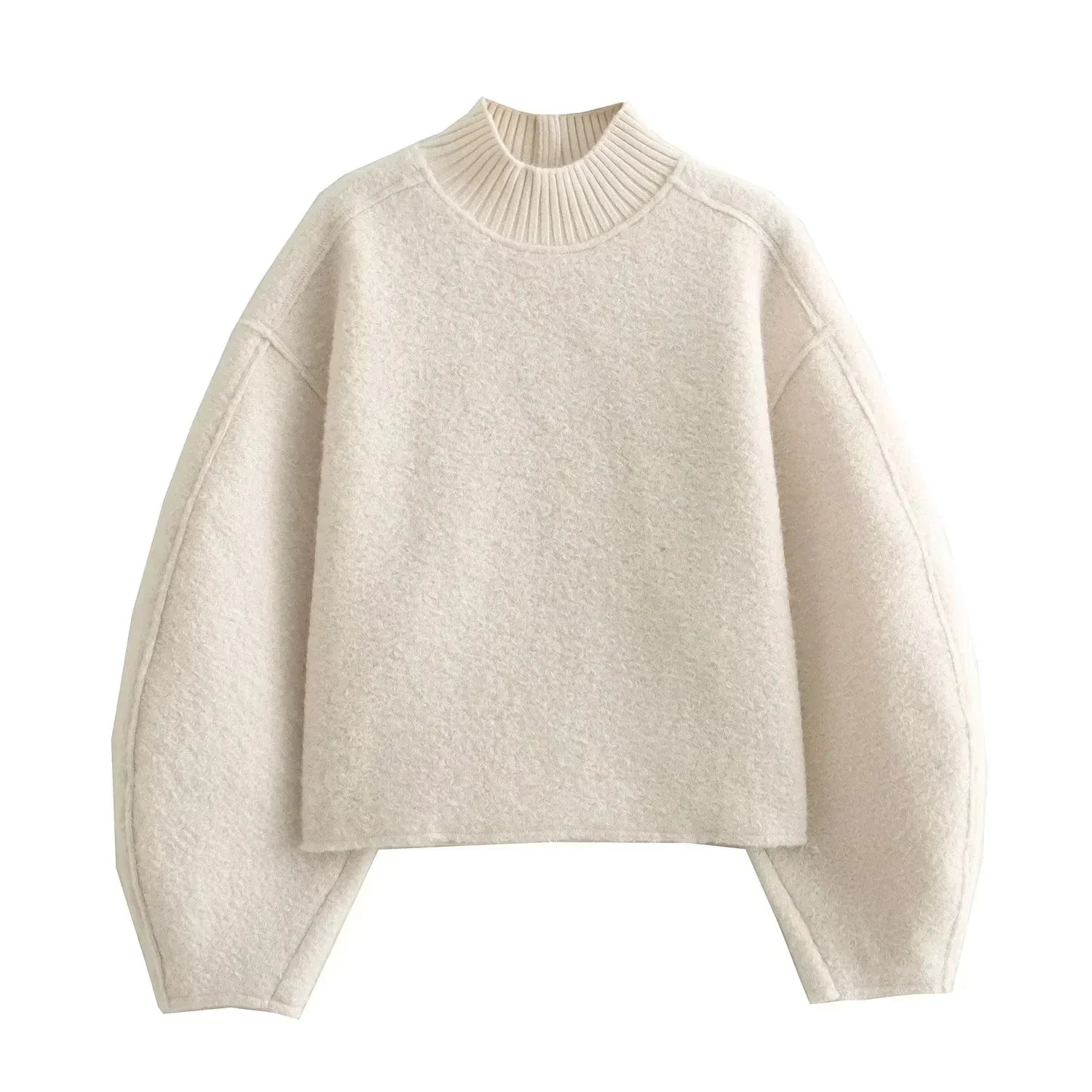 Avalona | Stylish Oversized Mock-Neck Sweater