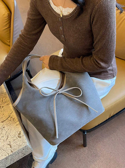 Florence | Suede Bow Bag