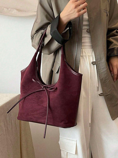 Florence | Suede Bow Bag