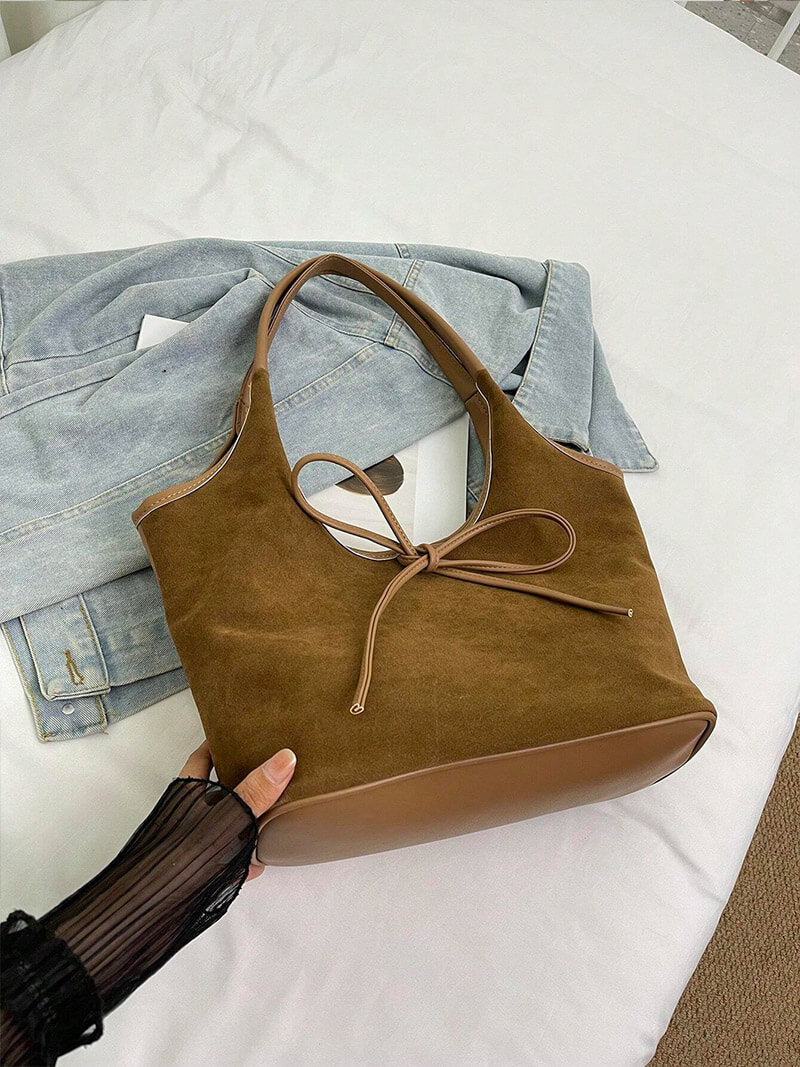 Florence | Suede Bow Bag