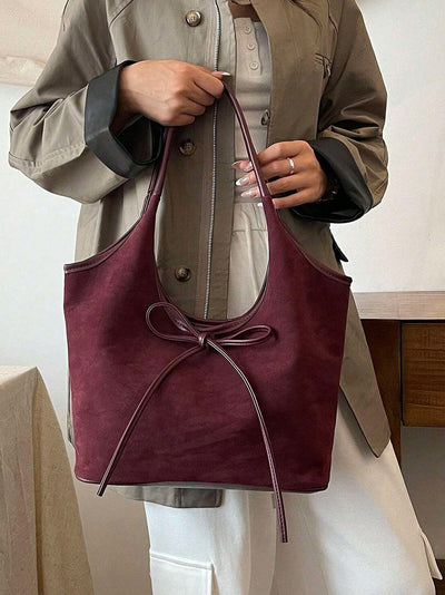 Florence | Suede Bow Bag