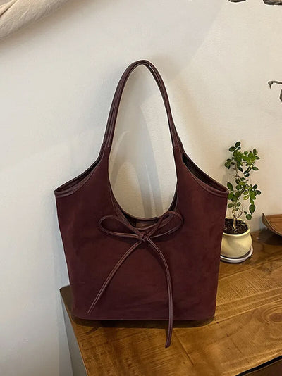 Florence | Suede Bow Bag