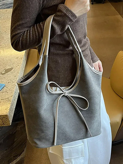 Florence | Suede Bow Bag