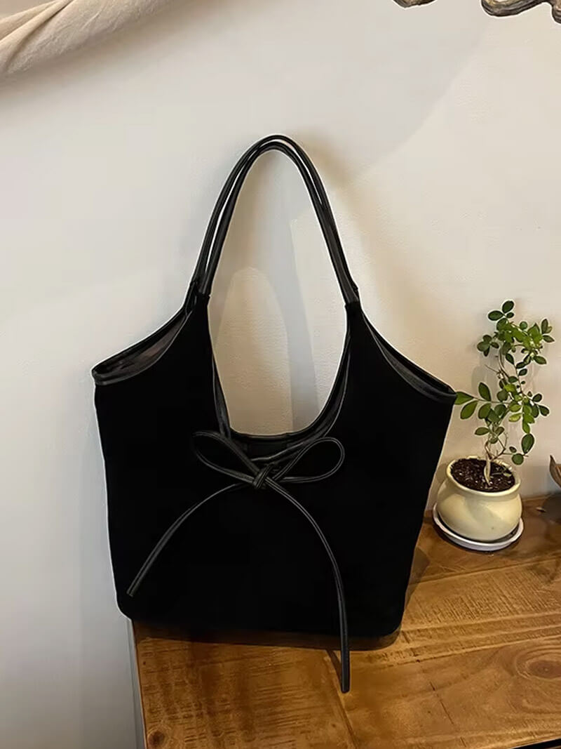 Florence | Suede Bow Bag