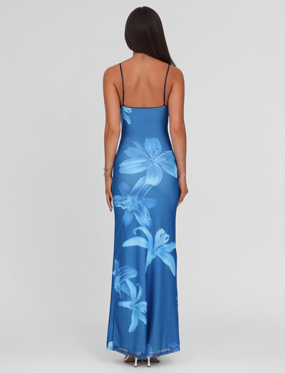 Ocean Bloom Maxi Dress