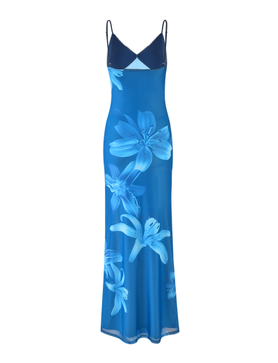 Ocean Bloom Maxi Dress