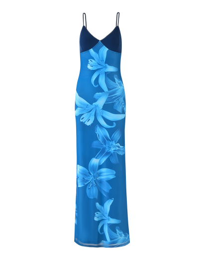 Ocean Bloom Maxi Dress