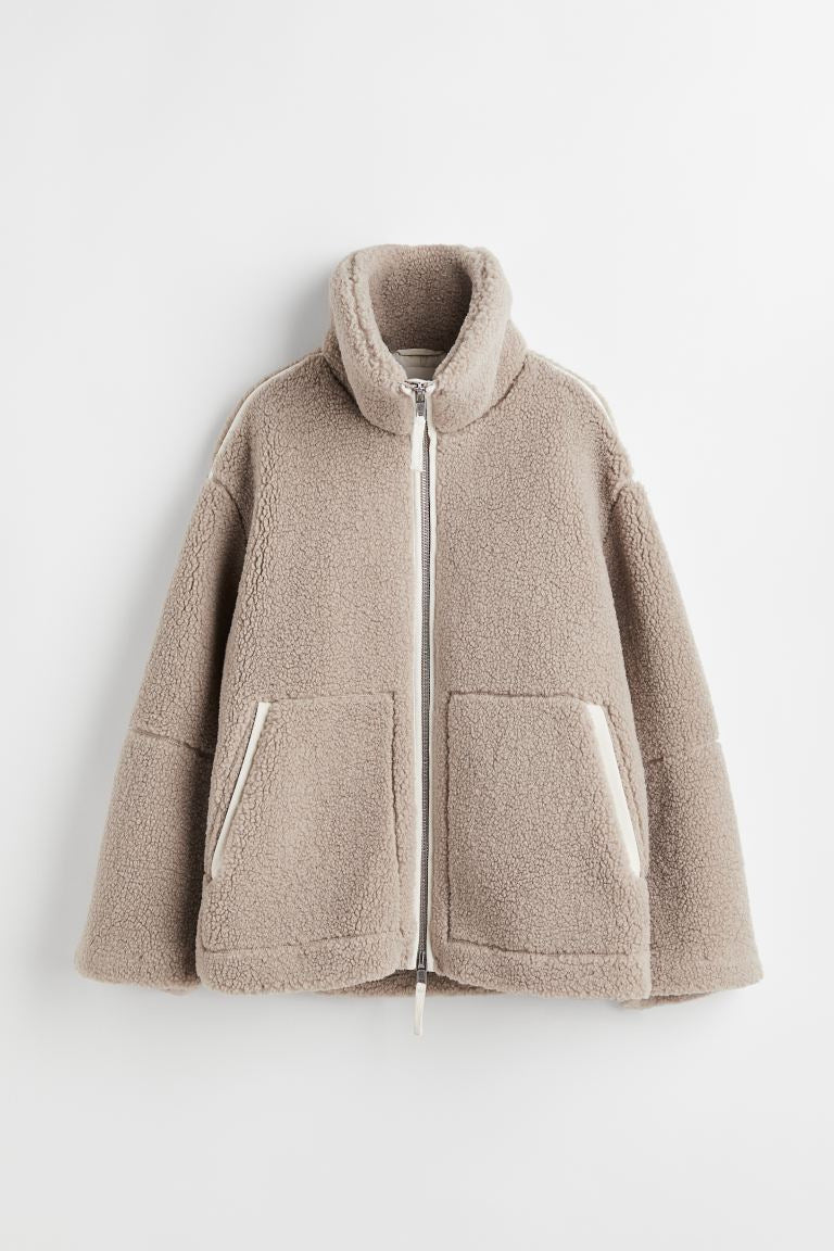 Kacey | Cozy Oversized Fleece Jacket