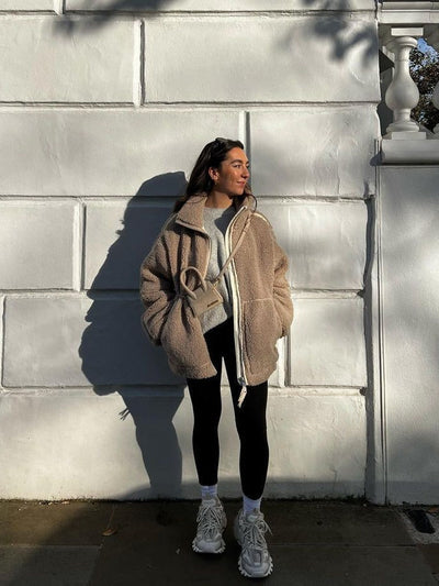 Kacey | Cozy Oversized Fleece Jacket