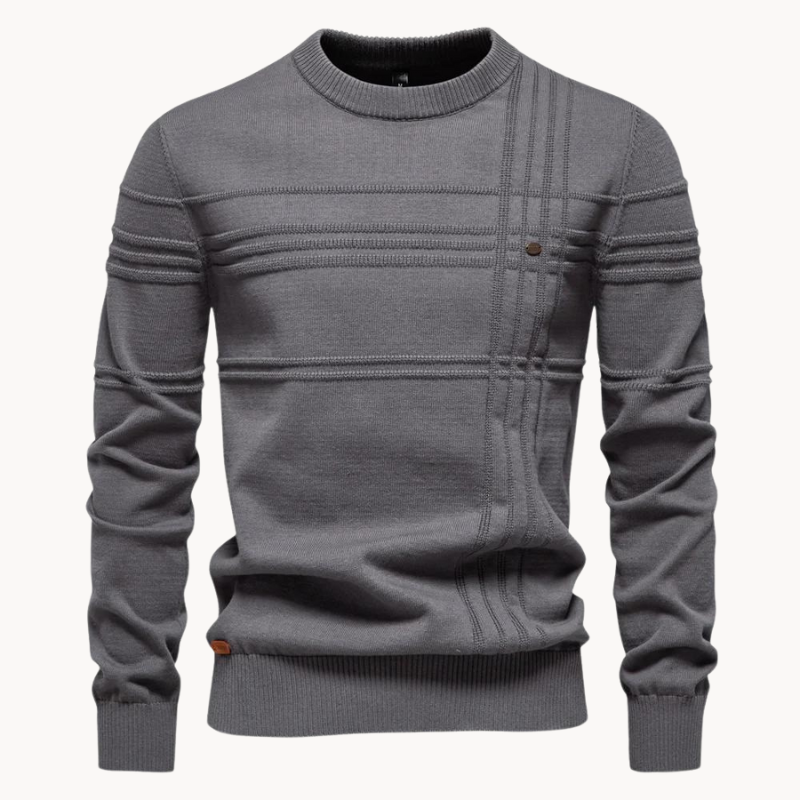 ASHTON | CHECK SWEATER