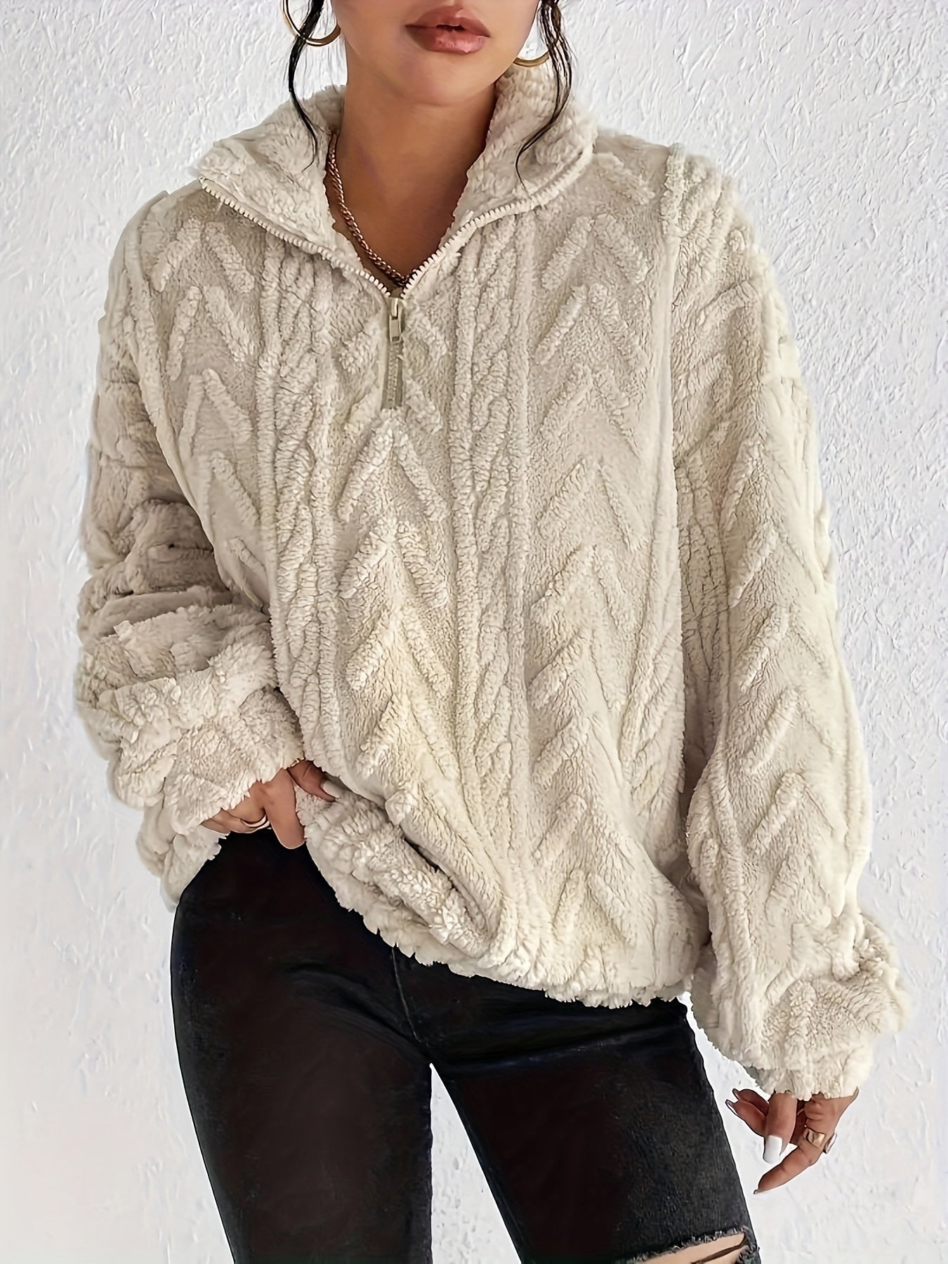 Millie | Knit Half Zip Sweater