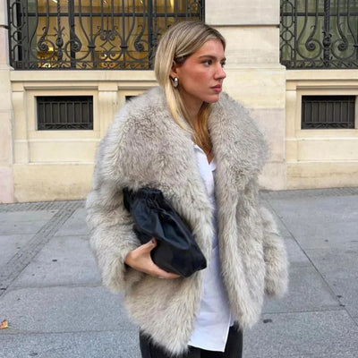 Auralis - Sleek Fur Jacket