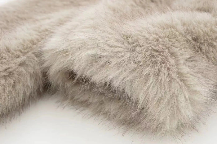 Auralis - Sleek Fur Jacket