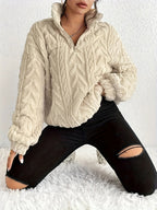 Millie | Knit Half Zip Sweater