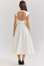 Debutante | Ivory Midi Dress