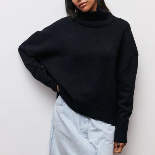 Poppy | Cotton Turtleneck