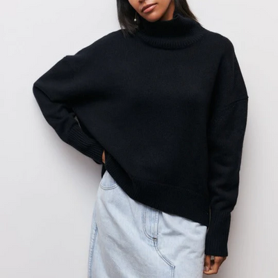 Poppy | Cotton Turtleneck