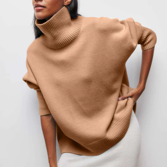 Poppy | Cotton Turtleneck