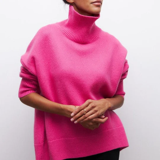 Poppy | Cotton Turtleneck