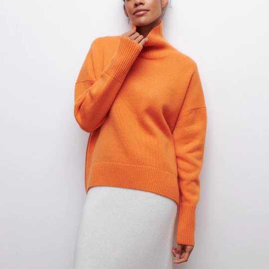 Poppy | Cotton Turtleneck