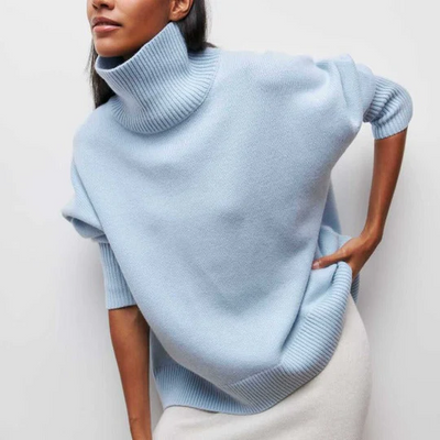 Poppy | Cotton Turtleneck