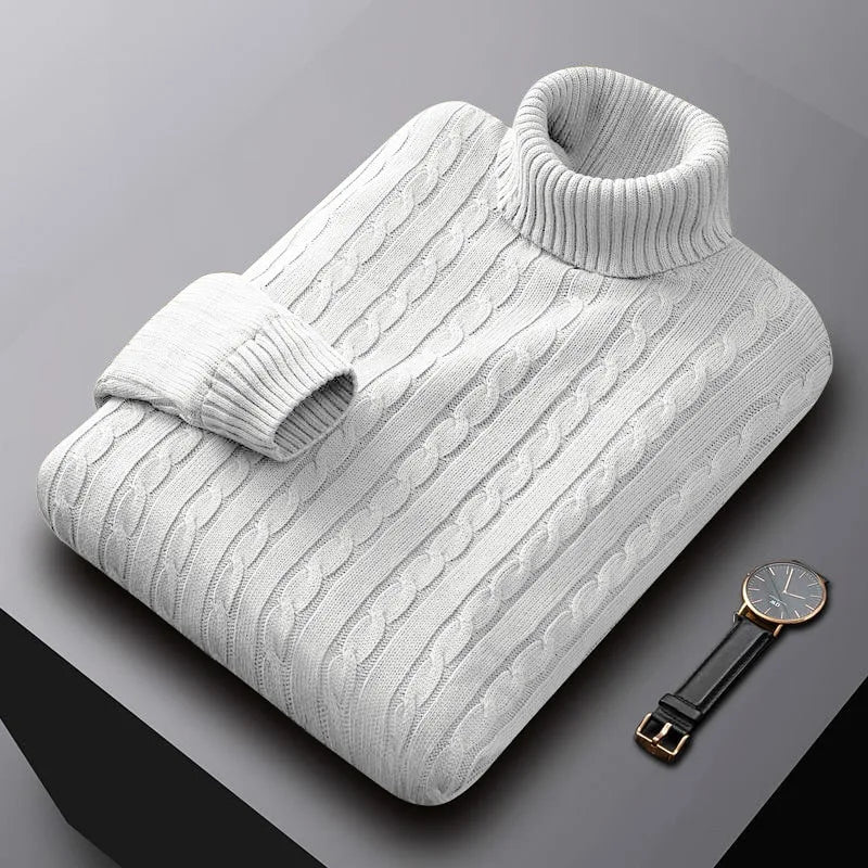 Anthony | Knitted Roll Neck Sweater