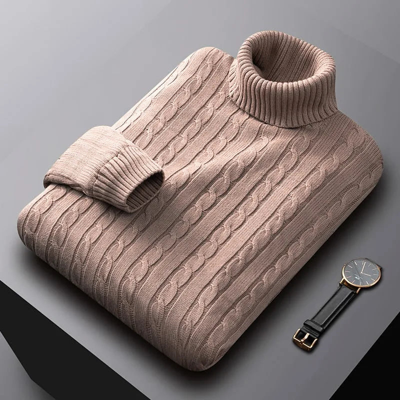 Anthony | Knitted Roll Neck Sweater