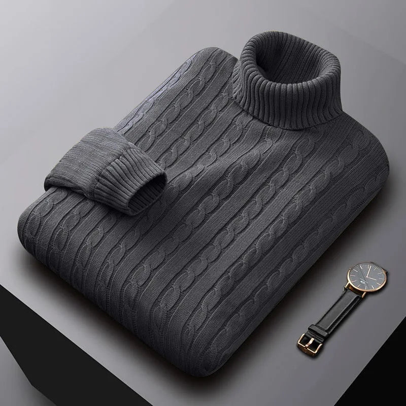 Anthony | Knitted Roll Neck Sweater