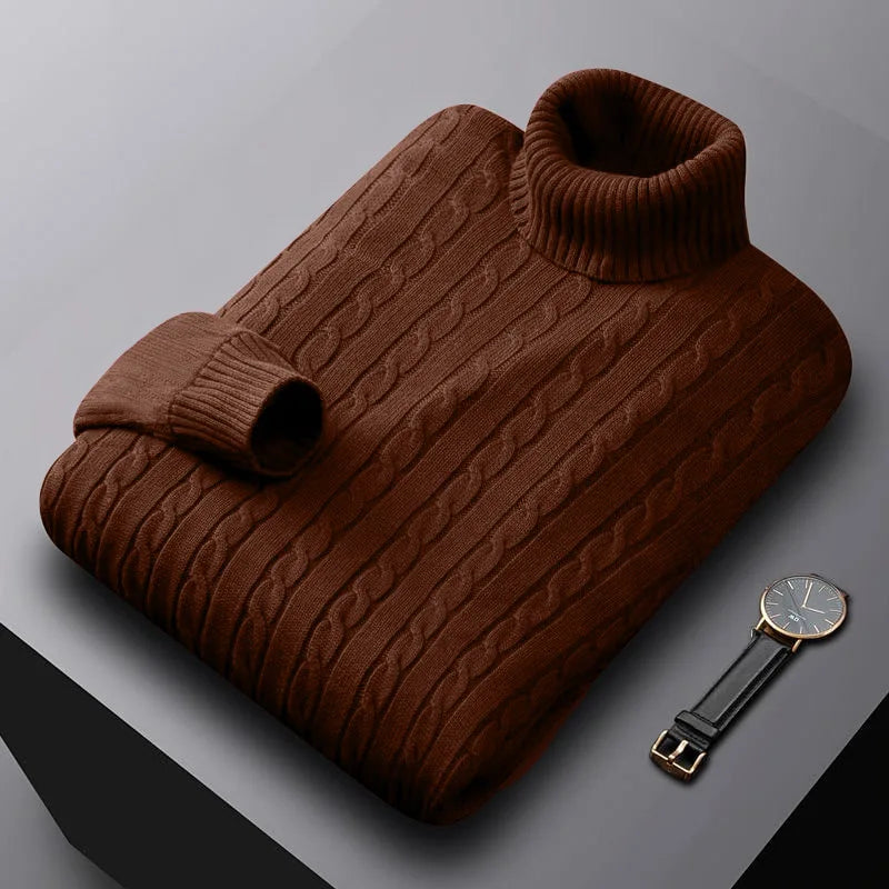 Anthony | Knitted Roll Neck Sweater