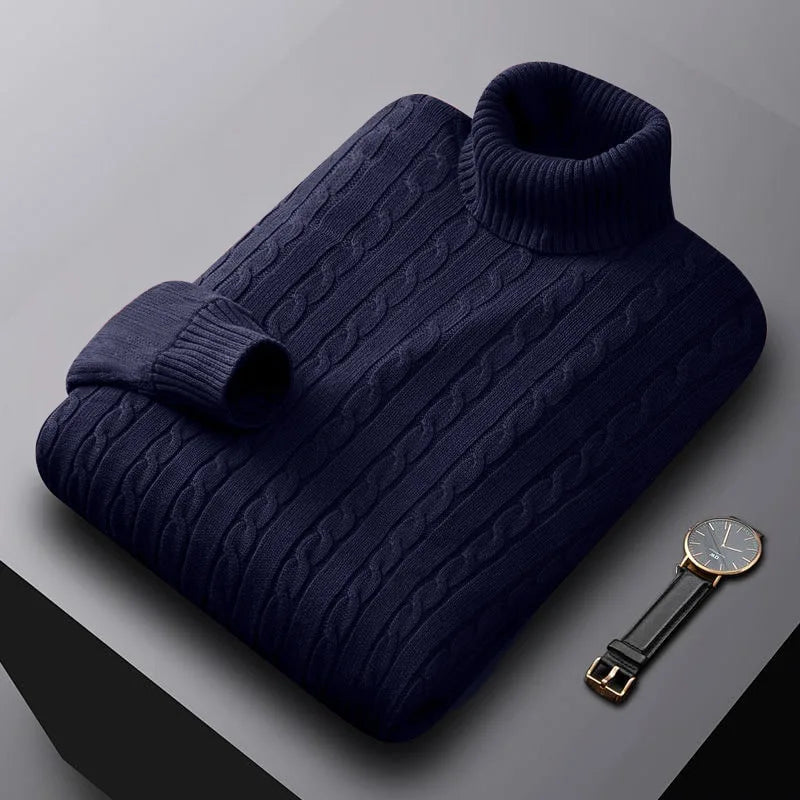 Anthony | Knitted Roll Neck Sweater