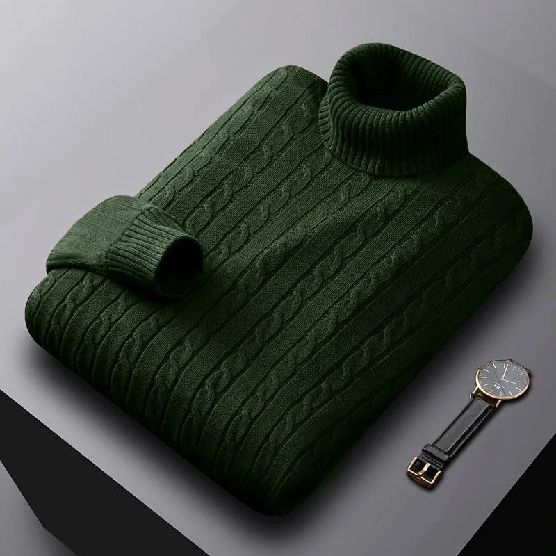 Anthony | Knitted Roll Neck Sweater